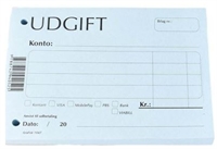 Grafisk udgiftsblok UDGIFT 1047 - 14,7 x 10,5 cm - 100 blade